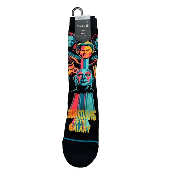 stance crew socks Marvel Guardians Of The Galaxy Large 9-13 light cushion new - Picture 2 of 6